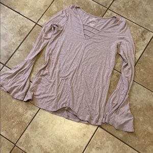 [aeo] Soft & Sexy Flare Sleeve Tee